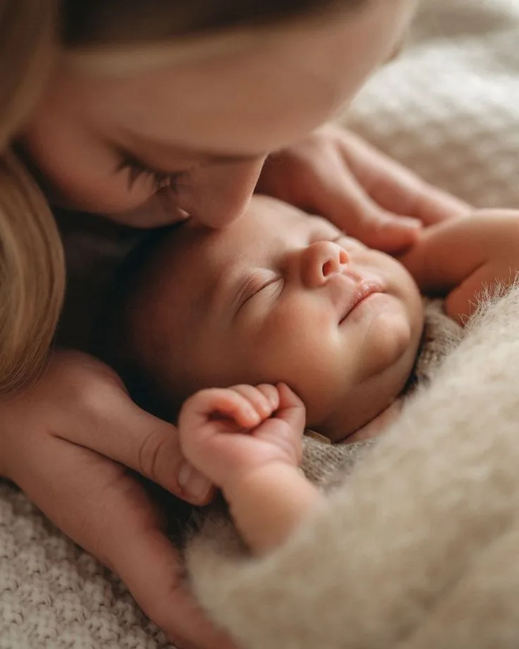 mom and baby